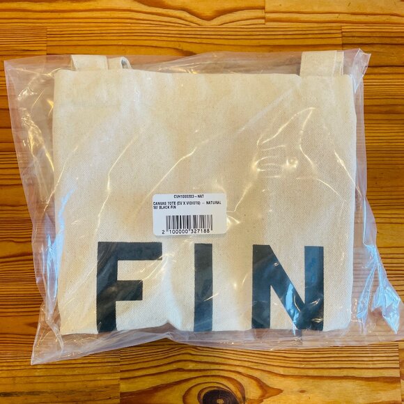 NWT Clare V. Fin Canvas Tote - Picture 3 of 4
